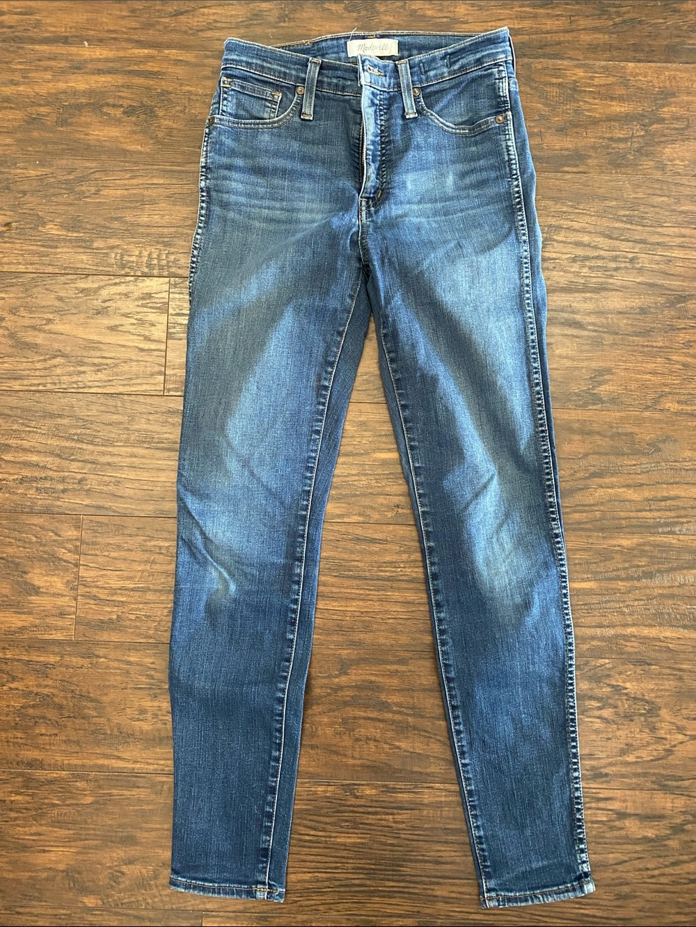 Madewell Skinny Jeans in Dark Blue Wash